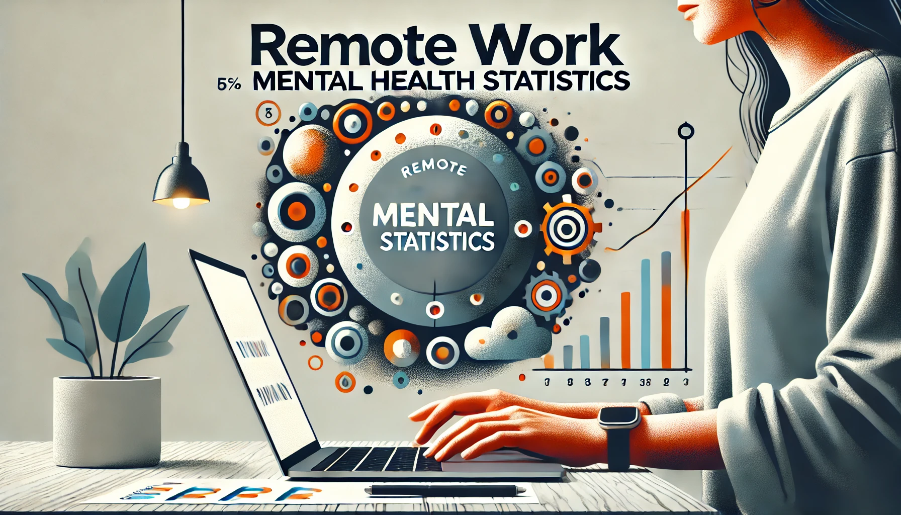 Remote Work Mental Health Statistics By Share of People Feeling Burnout and Stress Levels